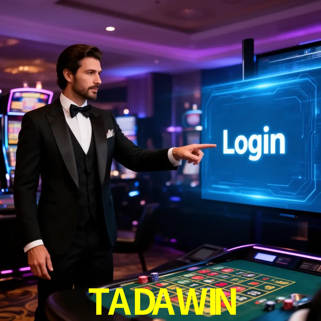 TADAWIN Login - OTP, cuenta y soporte Pantalla TADAWIN Login con OTP, contraseña, cuenta segura y soporte móvil